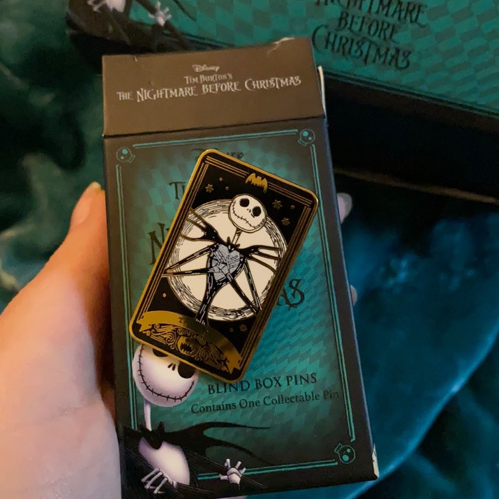 Nightmare before Christmas jack tarot pin